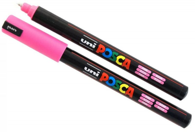 CANETA 0.7MM UNI POSCA PC-1MR ROSA - REF. PC-1MR - 1 UNIDADE