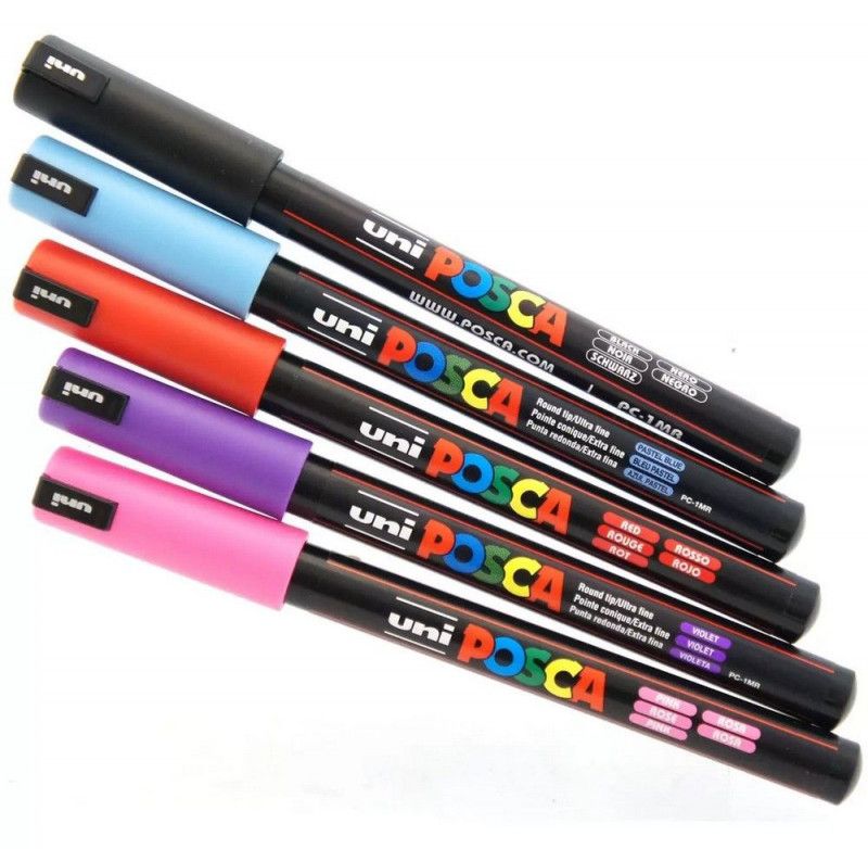 CANETA 0.7MM UNI POSCA PC-1MR ROSA - REF. PC-1MR - 1 UNIDADE