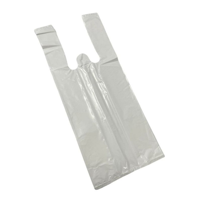 SACOLA PLASTICA RECICLADA 30X40 BRANCO COM 3KG - 1 PACOTE