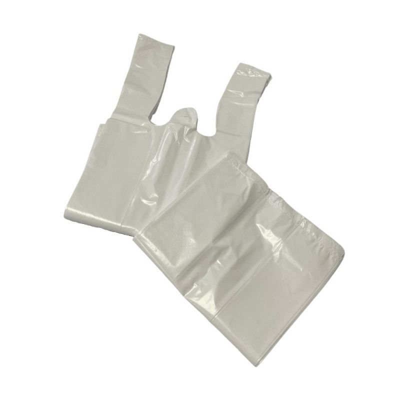 SACOLA PLASTICA RECICLADA 30X40 BRANCO COM 3KG - 1 PACOTE