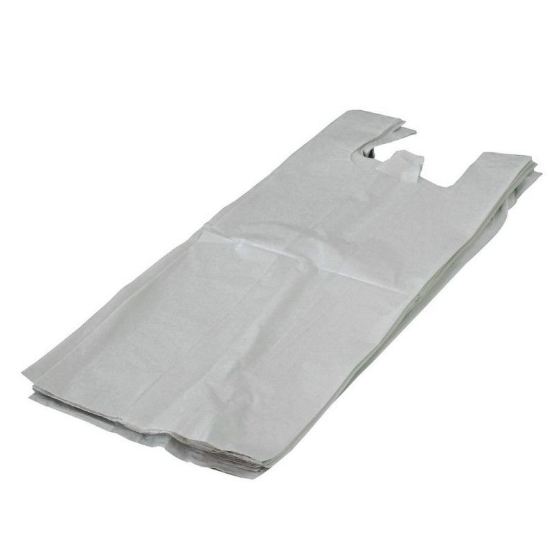 SACOLA PLASTICA RECICLADA 40X50 BRANCO COM 3KG  - 1 PACOTE