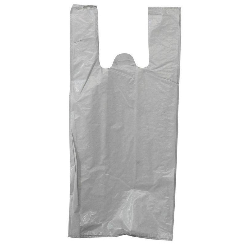SACOLA PLASTICA RECICLADA 40X50 BRANCO COM 3KG  - 1 PACOTE