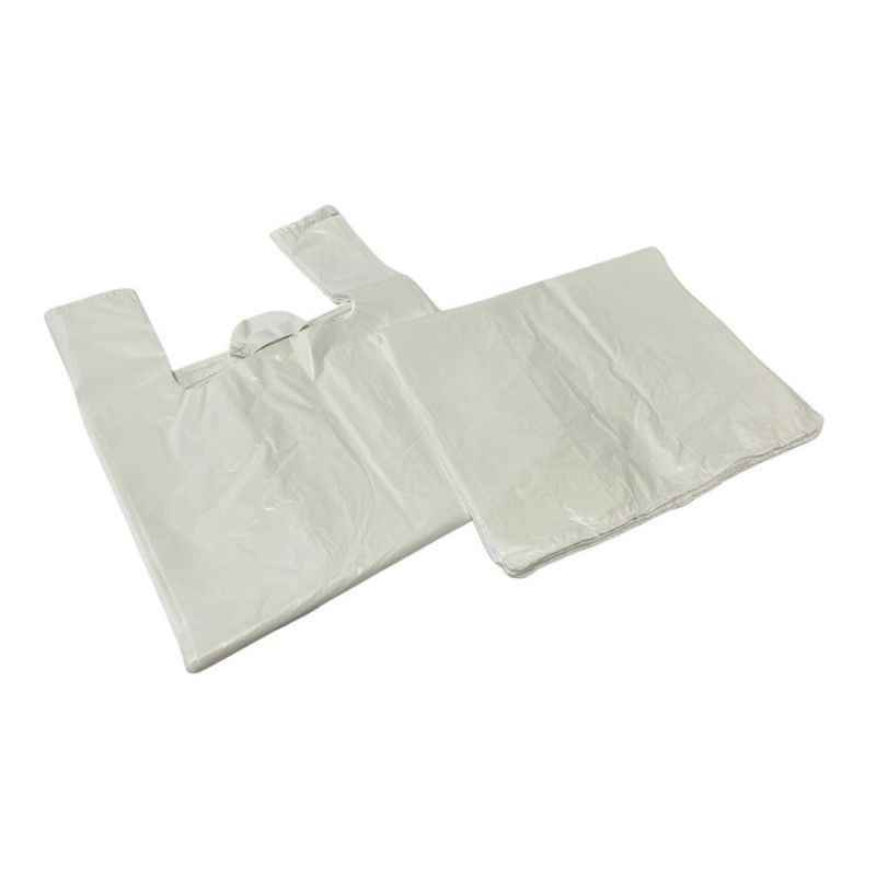 SACOLA PLASTICA RECICLADA 50X60 BRANCO COM 3KG - 1 PACOTE