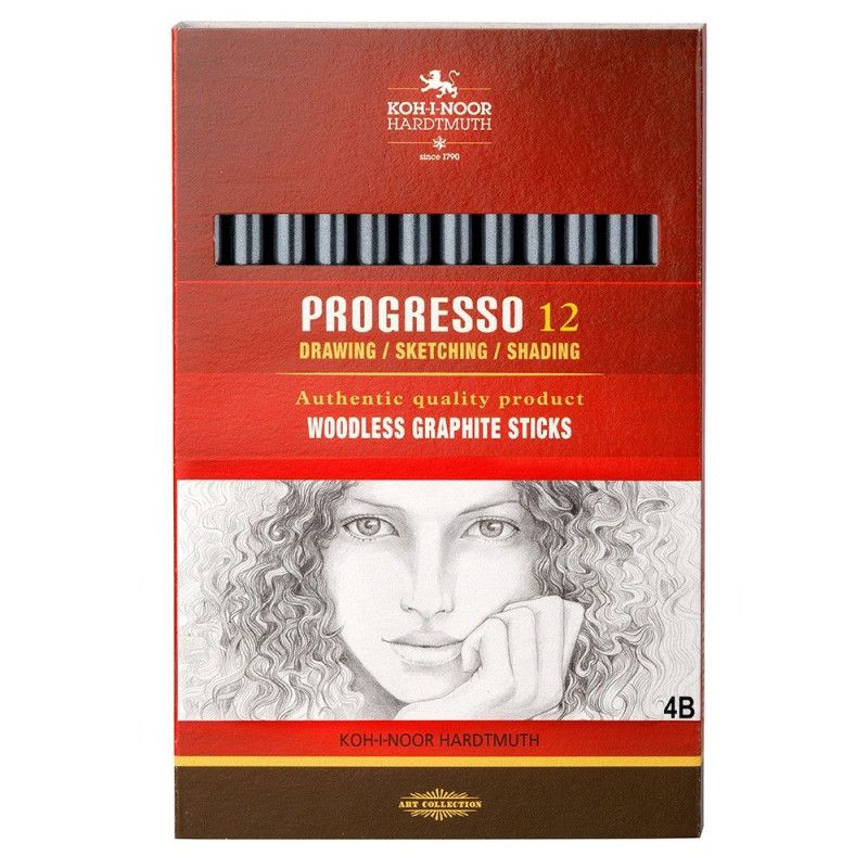 GRAFITE INTEIRO PROGRESSO 4B  - REF. 89114B - CAIXA COM 12 UNIDADES