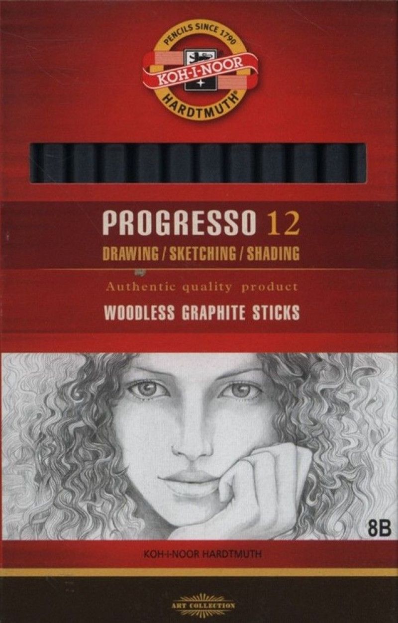 GRAFITE INTEIRO PROGRESSO 8B  - REF. 89118B - CAIXA COM 12 UNIDADES