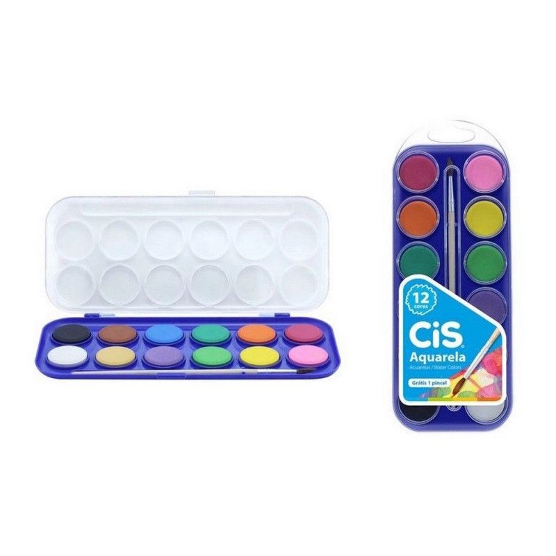 AQUARELA 12 CORES CIS - REF. 527.400 - 1 UNIDADE