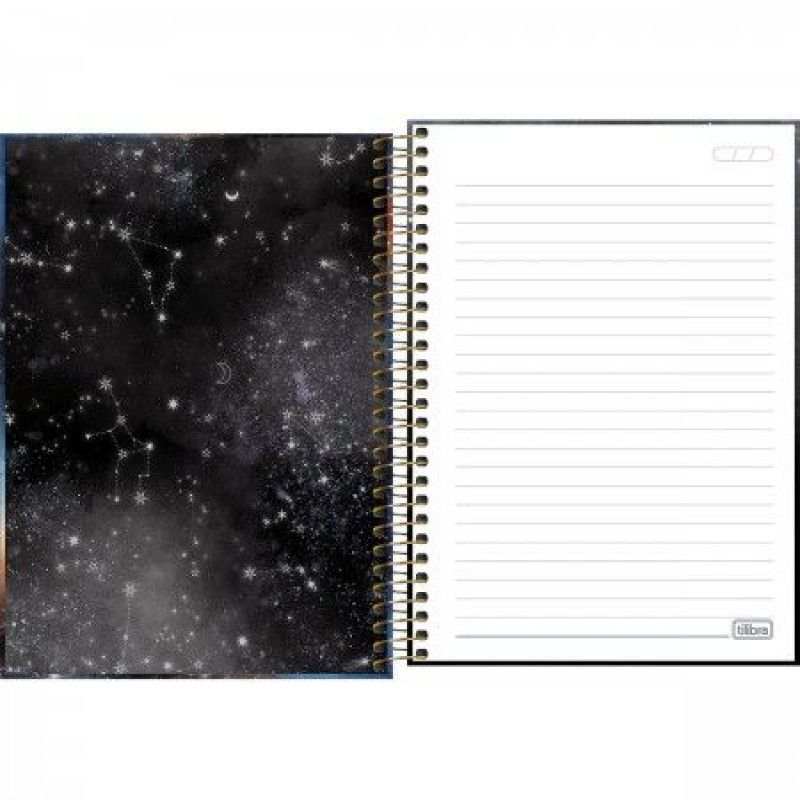 CADERNO 10 MATERIAS CAPA DURA 160 FOLHAS MAGIC TILIBRA - REF. 29435 - PACOTE COM 4 UNIDADES