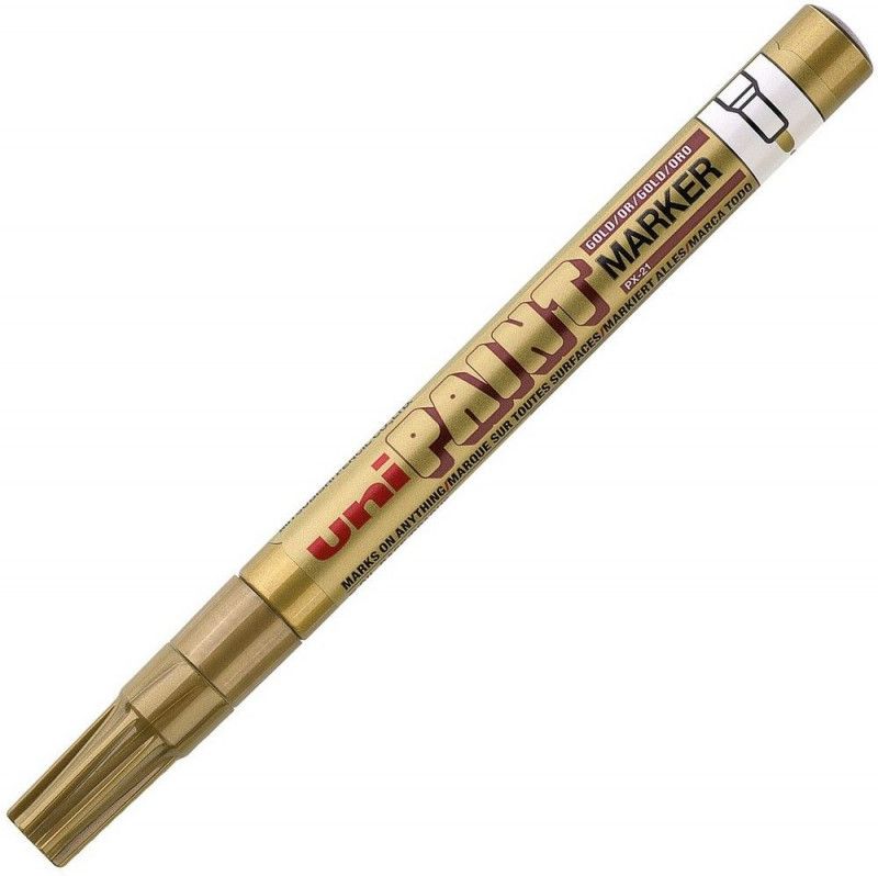 PINCEL MARCADOR PERMANENTE SPRAY PAINT OURO - REF. PX-21 4655 - 1 UNIDADE