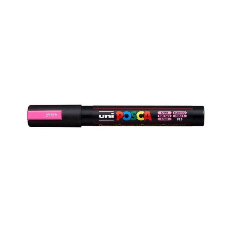 CANETA UNI POSCA PC-5M FLUOR ROSA CIS - REF. PC-5M - 1 UNIDADE