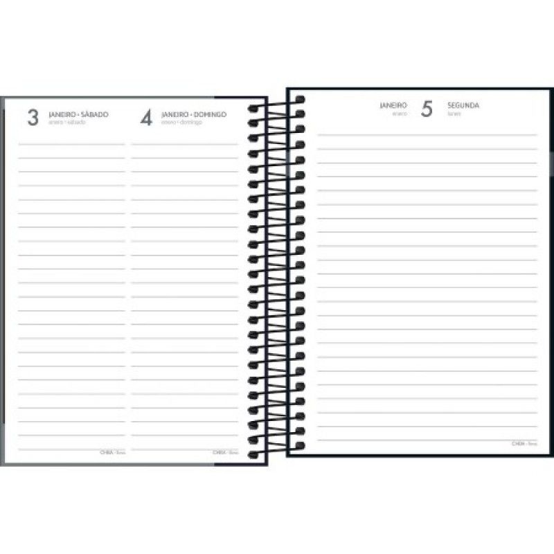AGENDA ESPIRAL MAIS MASCULINO M4 TILIBRA 2026 - REF. 291072 - PACOTE COM 4 UNIDADES