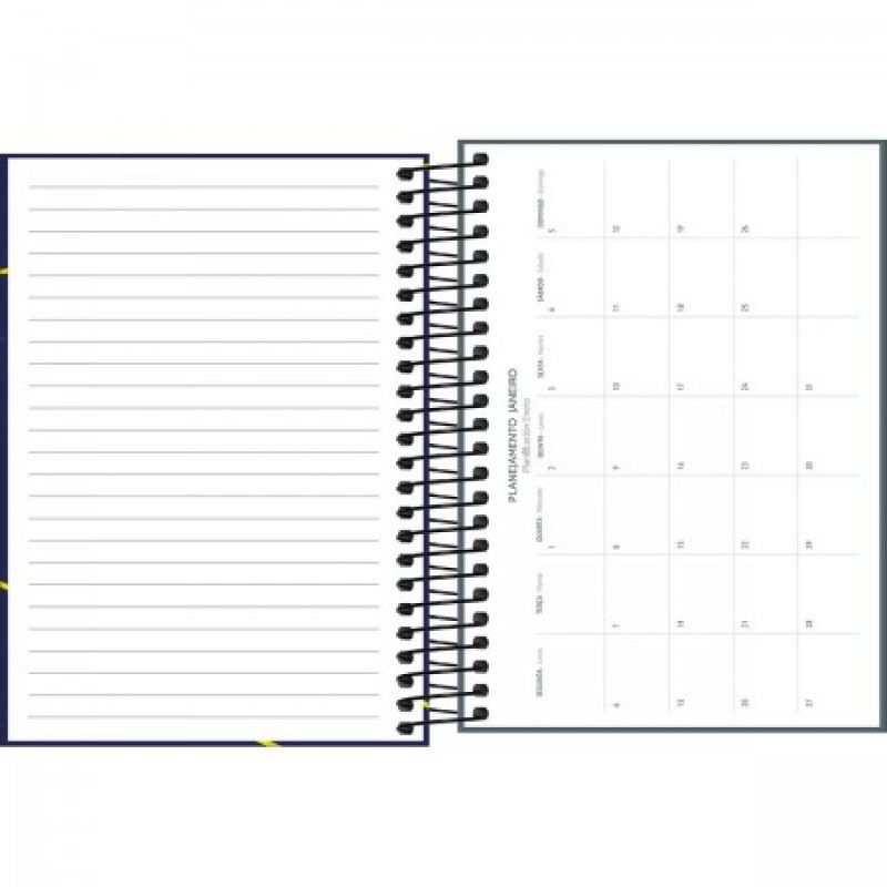 AGENDA ESPIRAL MAIS MASCULINO M4 TILIBRA 2026 - REF. 291072 - PACOTE COM 4 UNIDADES