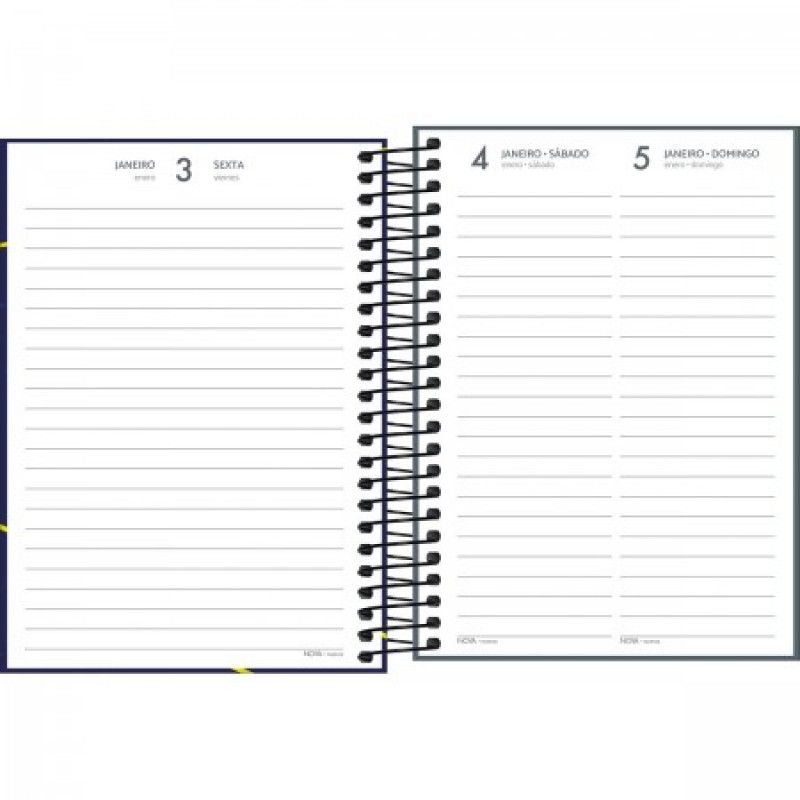 AGENDA ESPIRAL MAIS MASCULINO M4 TILIBRA 2026 - REF. 291072 - PACOTE COM 4 UNIDADES