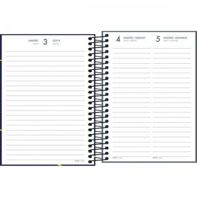 AGENDA ESPIRAL MAIS MASCULINO M4 TILIBRA 2025 - REF. 291072 - PACOTE COM 4 UNIDADES 