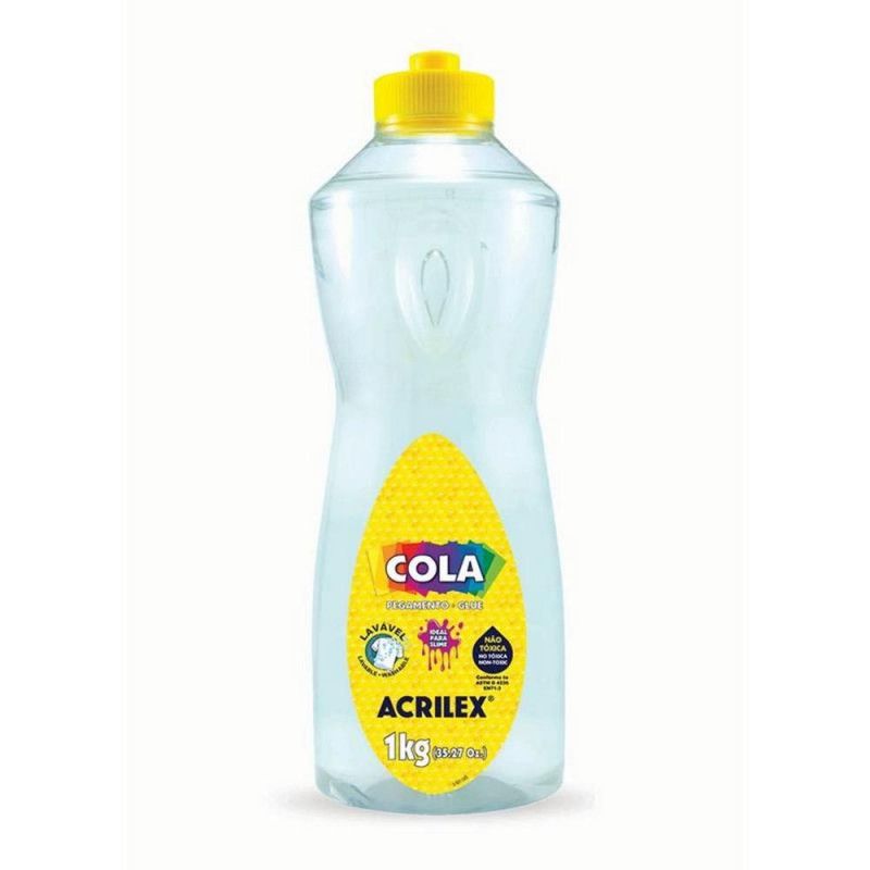 COLA TRANSPARENTE 1KG  - REF. 19901 - CAIXA COM 3 UNIDADES