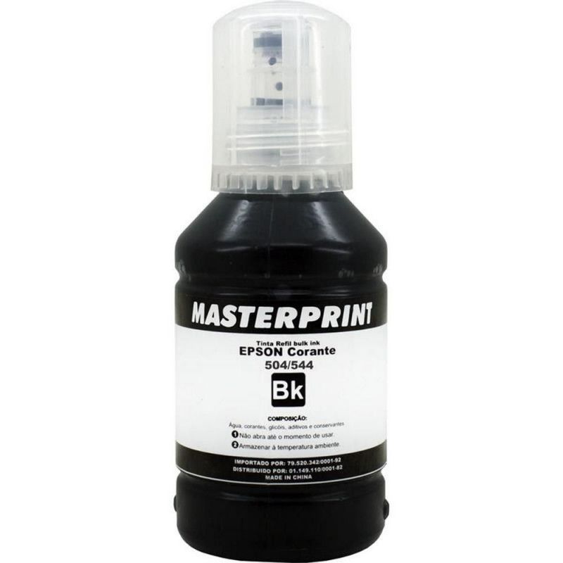 TINTA REFIL EPSON 127ML 504/544 COMPATIVEL - REF. R-EP127B - 1 UNIDADE