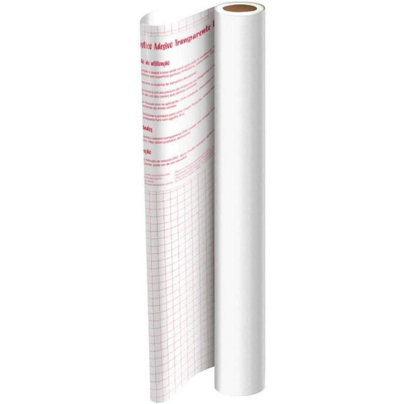 ADESIVO PVC FOSCO BRANCO 45X10M DAC - REF. 1702BR - 1 UNIDADE