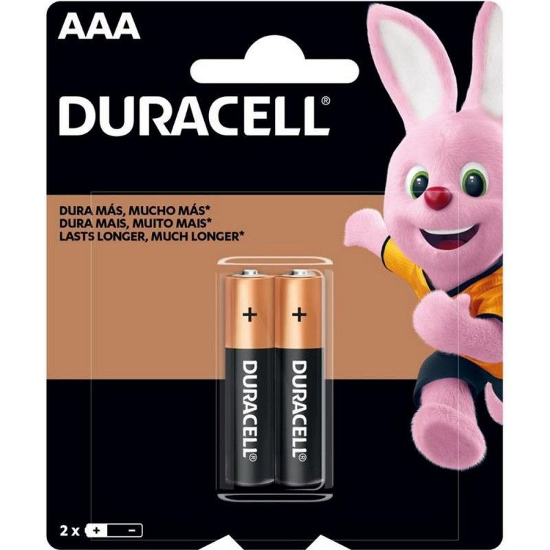PILHA PALITO AAA COM 2 ALCALINA DURACELL - CAIXA COM 12 UNIDADES