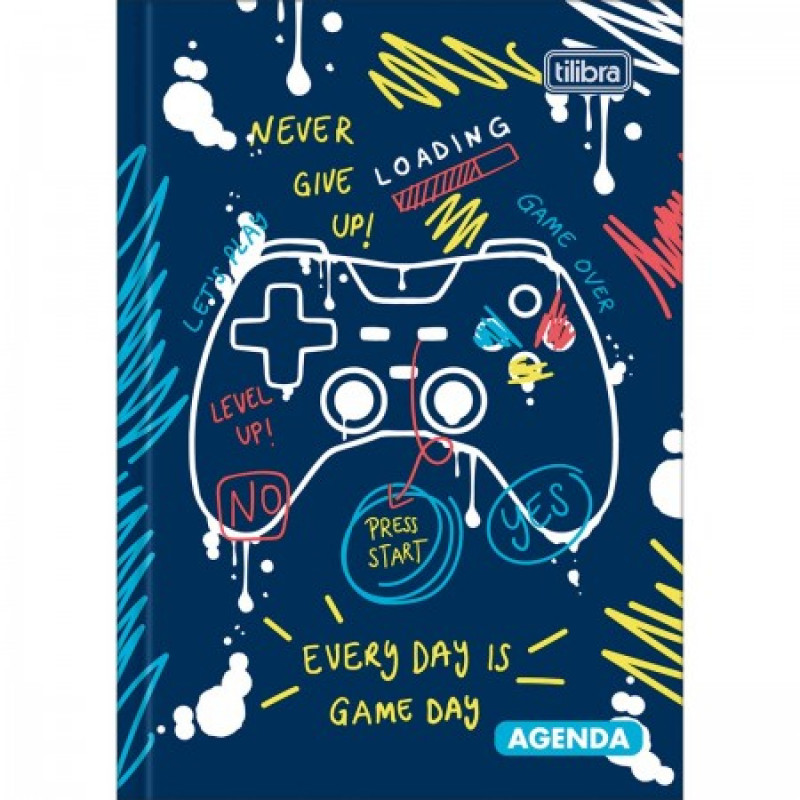 AGENDA COSTURADA M3 PERMANENTE D+ TILIBRA - REF. 302066 - PACOTE COM 10 UNIDADES SORTIDAS