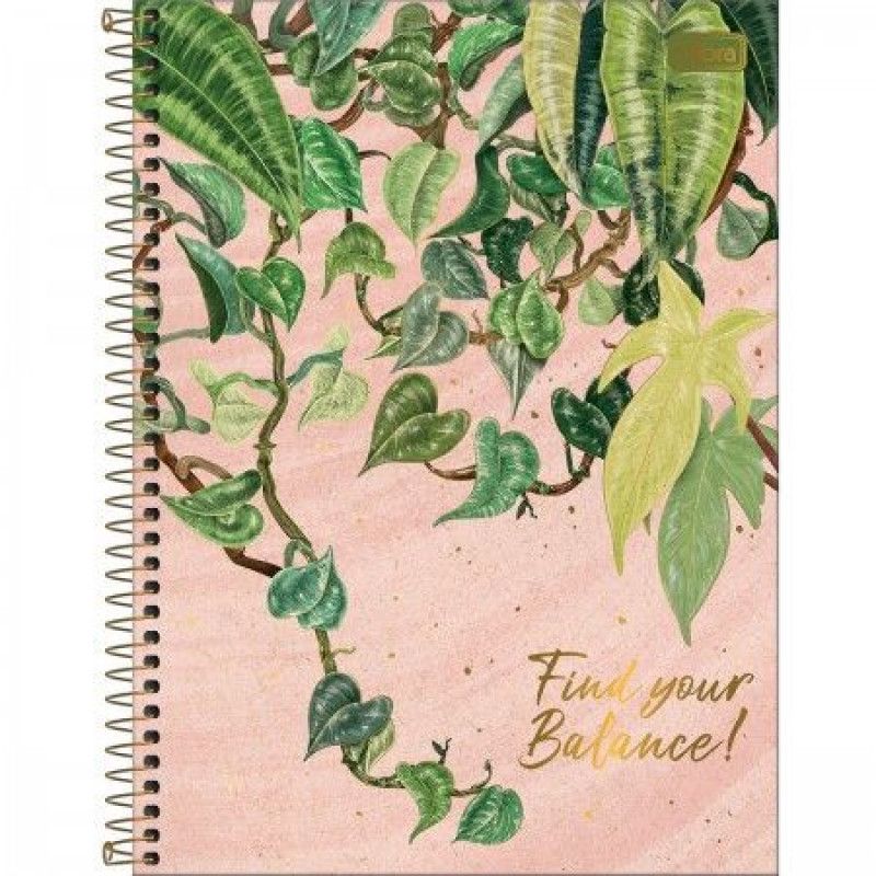 CADERNO 1 MATERIA CAPA DURA 80 FOLHAS NATURALIS TILIBRA - REF. 29145 - PACOTE COM 4 UNIDADES