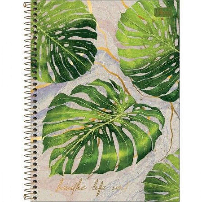 CADERNO 1 MATERIA CAPA DURA 80 FOLHAS NATURALIS TILIBRA - REF. 29145 - PACOTE COM 4 UNIDADES