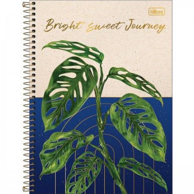 CADERNO 1 MATERIA CAPA DURA 80 FOLHAS NATURALIS TILIBRA - REF. 29145 - PACOTE COM 4 UNIDADES