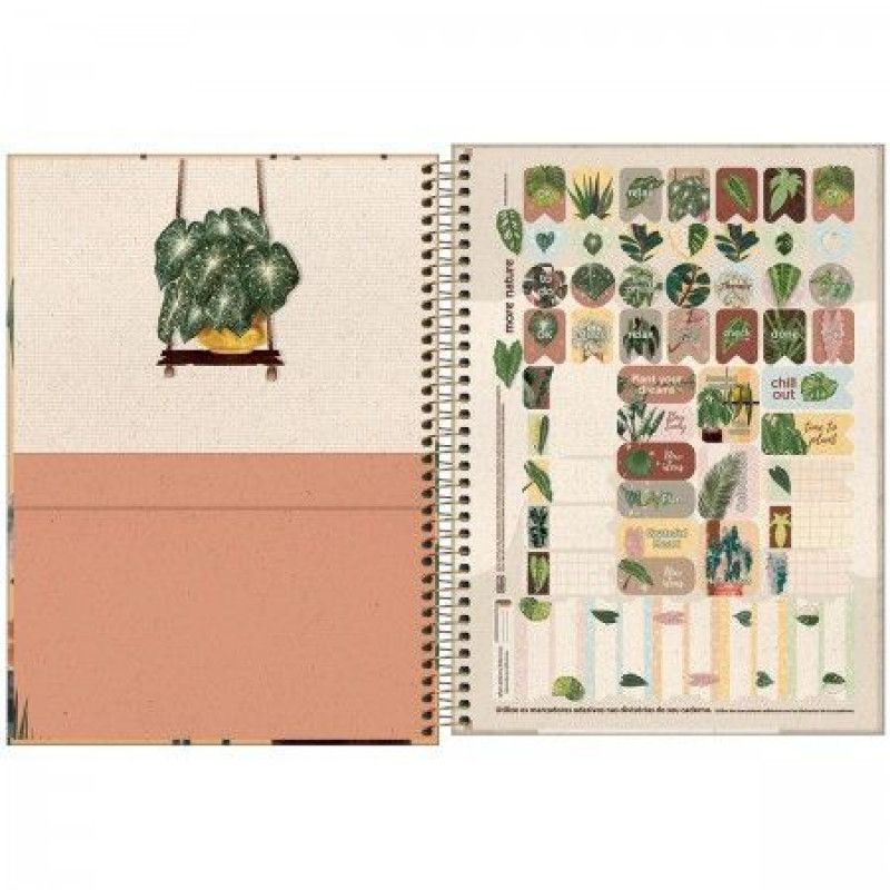 CADERNO 1 MATERIA CAPA DURA 80 FOLHAS NATURALIS TILIBRA - REF. 29145 - PACOTE COM 4 UNIDADES