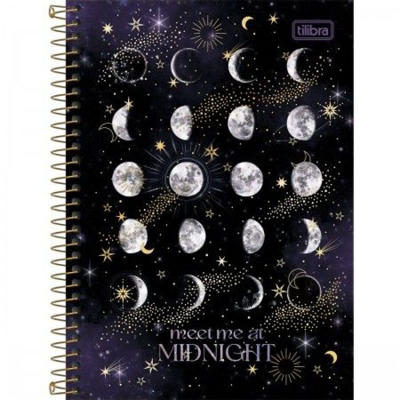 CADERNO ESPIRAL CAPA DURA 1/4 80 FOLHAS MAGIC TILIBRA - REF. 29568 - CAIXA COM 4 UNIDADES