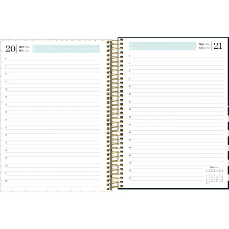 AGENDA ESPIRAL WEST VILLAGE M9 TILIBRA 2026 - REF. 302945 - PACOTE COM 4 UNIDADES SORTIDAS