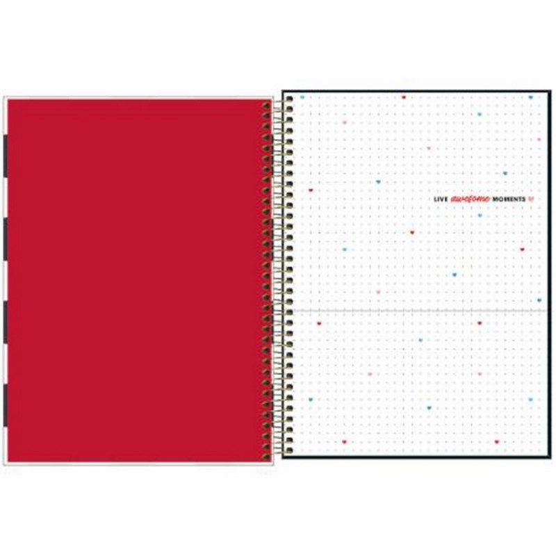 AGENDA ESPIRAL WEST VILLAGE M9 TILIBRA 2026 - REF. 302945 - PACOTE COM 4 UNIDADES SORTIDAS