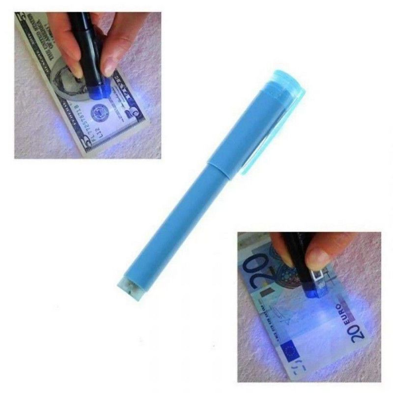 CANETA DETECTA DINHEIRO FALSO LUZ EUROPE - REF. 1379 - 1 UNIDADE