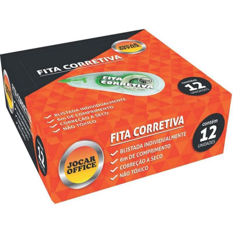 FITA CORRETIVA 5MMX6M LEO E LEO - REF. 91211 - CAIXA COM 12 UNIDADES