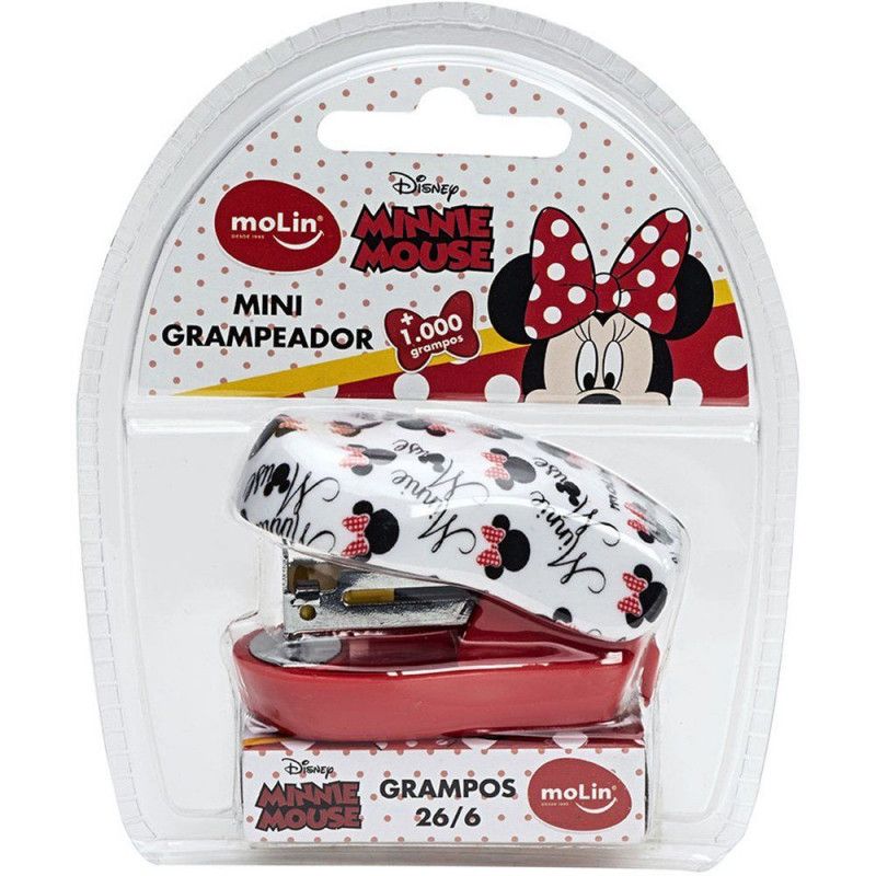 GRAMPEADOR MINI MINNIE 8 FOLHAS MOLIN - REF. 22388 - 1 UNIDADE