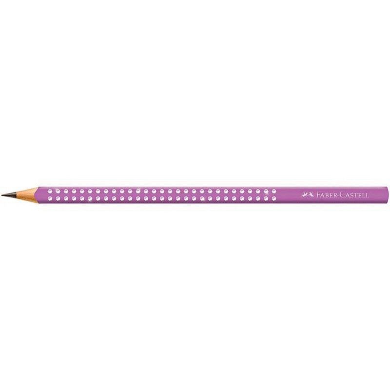 LAPIS PRETO N.2 ECO GRIP FABER-CASTELL LILAS - REF. 2001BW - PACOTE COM 6 CAIXAS DE 12 UNIDADES