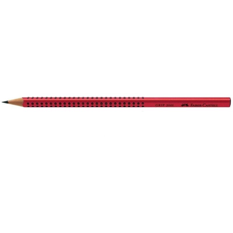 LAPIS PRETO N.2 ECO GRIP FABER-CASTELL - REF. 2001BCER - PACOTE COM 6 CAIXAS