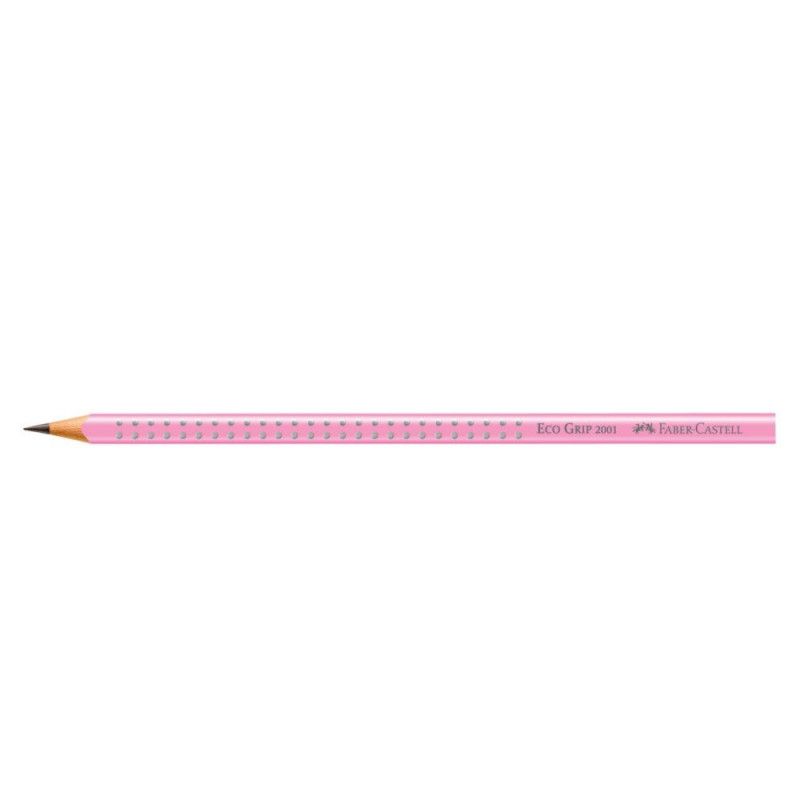 LAPIS PRETO N.2 ECO GRIP FABER-CASTELL ROSA - REF. 2001BRS - PACOTE COM 6 CAIXAS