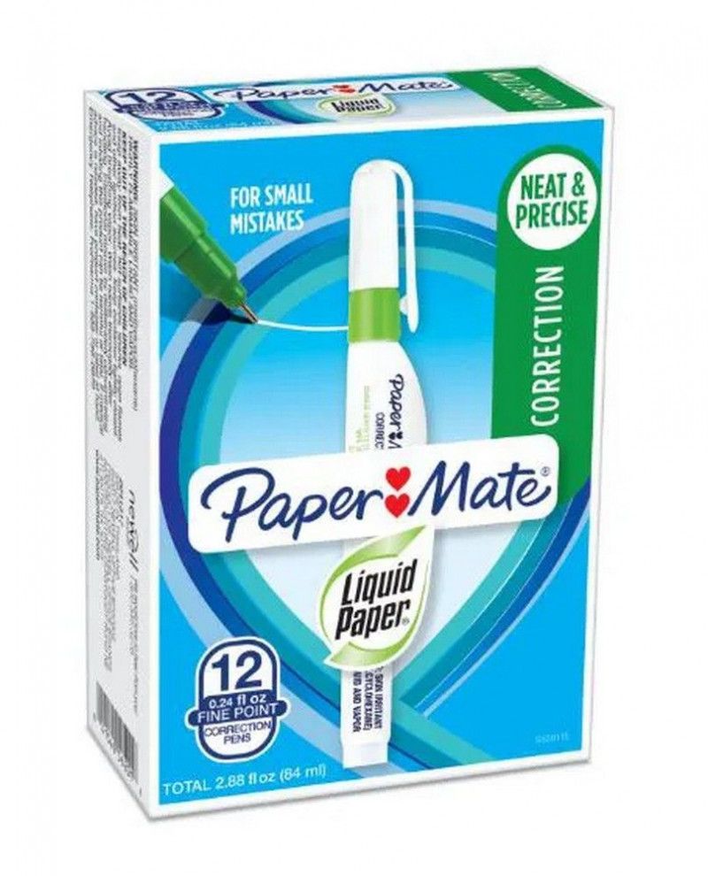 CORRETIVO CANETA 7ML LIQUID PAPER - REF. 5620115 - CAIXA COM 12 UNIDADE
