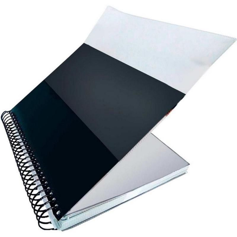 CAPA CADERNO UNIVERSITARIO TRANSPARENTE 280X195MM - REF. 3875 - PACOTE COM 5 PARES