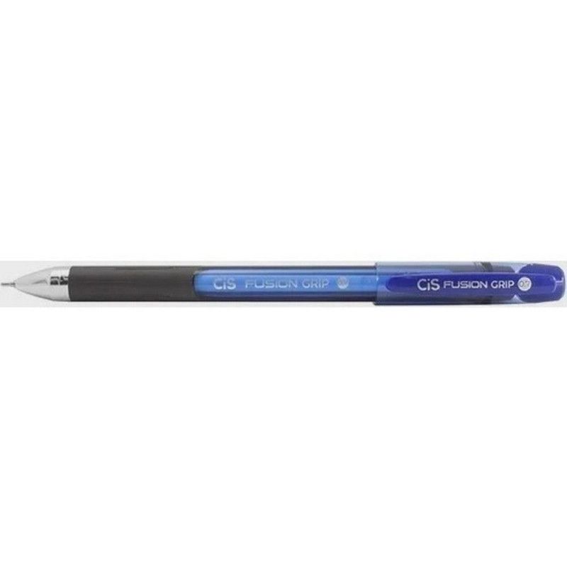 CANETA ESFEROGRAFICA 0.7 FUSION GRIP AZUL CIS - REF. 57.5800 - CAIXA COM 12 UNIDADES