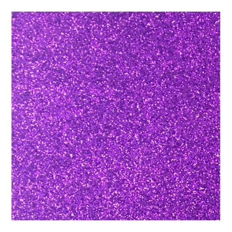 PLACA EVA 60X40 GLITER ROXO - REF. J08 - PACOTE COM 5 UNIDADES
