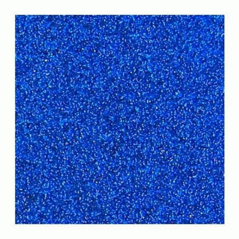 PLACA EVA 60X40 GLITER AZUL ROYAL  - REF. J11 - PACOTE COM 5 UNIDADES