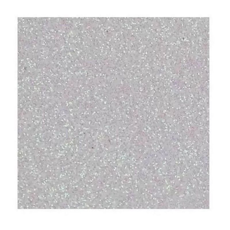 PLACA EVA 60X40 GLITER BRANCO - REF. J17 - PACOTE COM 5 UNIDADES