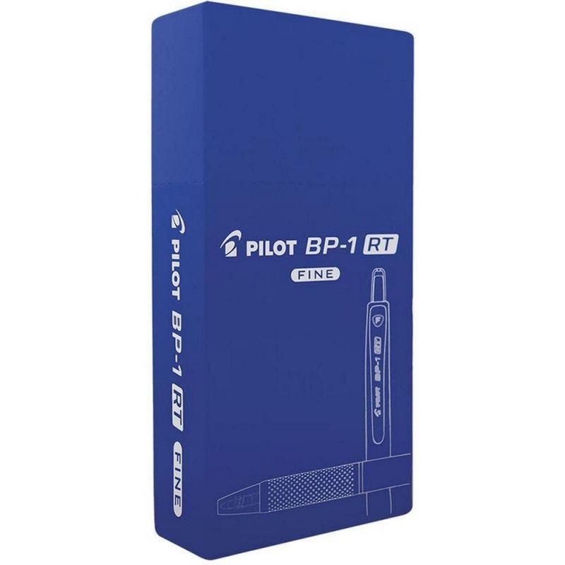 CANETA ESFEROGRAFICA 0.7 RETRATIL FINE BP-1RT-F AZUL - REF. BP-1RT-F - CAIXA COM 12 UNIDADES