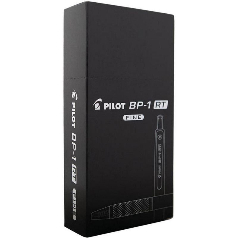 CANETA ESFEROGRAFICA 0.7 RETRATIL FINE BP-1RT-F PRETO - REF. BP-1RT-F - CAIXA COM 12 UNIDADES