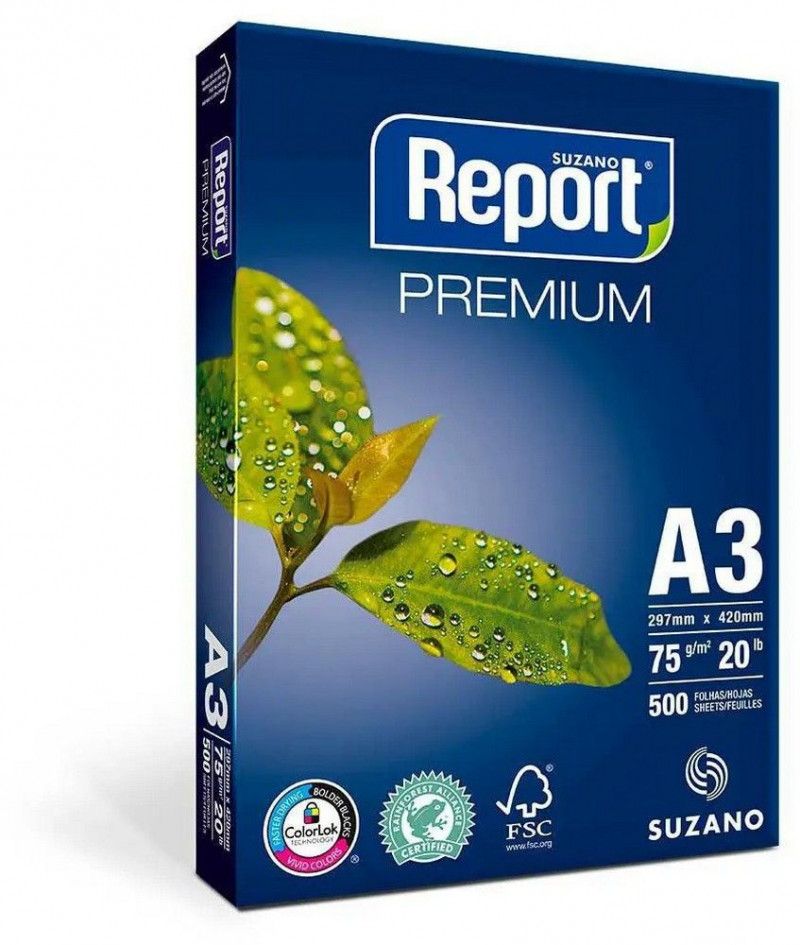 PAPEL SULFITE A3 REPORT - 1 PACOTE