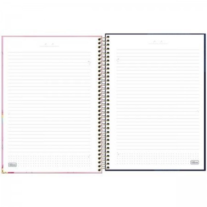 CADERNO 10 MATERIAS CAPA DURA 160 FOLHAS CAPRICHO TILIBRA - REF. 30846 - PACOTE COM 4 UNIDADES