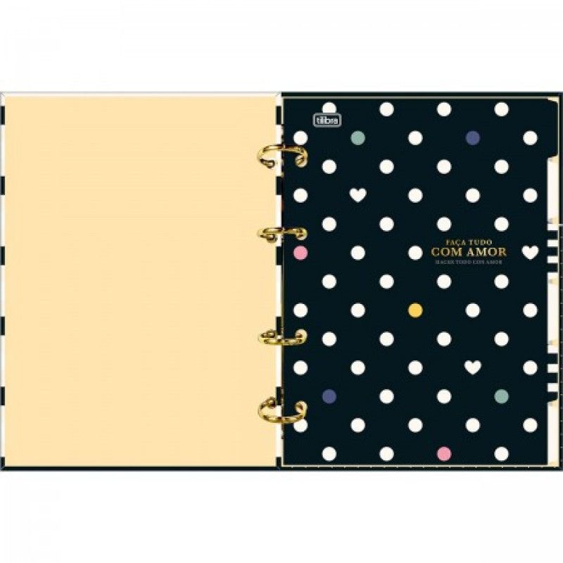 CADERNO ARGOLADO 80 FOLHAS COLEGIAL WEST VILLAGE TILIBRA - REF. 31029 - 1 UNIDADE