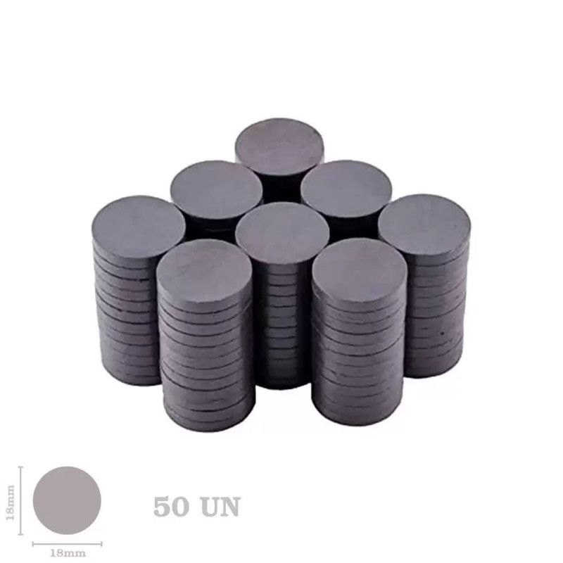 IMA PASTILHA PRETO 18X3MM KIT - REF. 14878-06 - PACOTE COM 50 UNIDADES