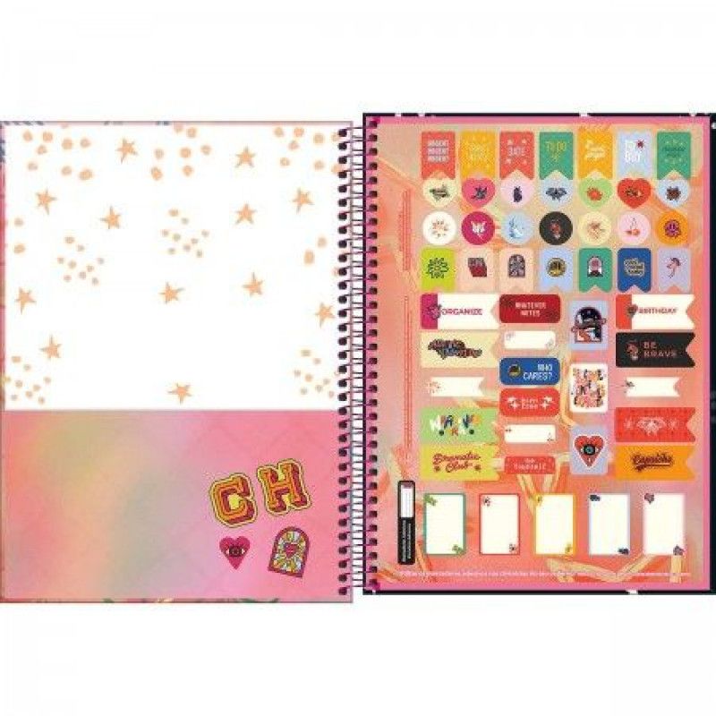 CADERNO 20 MATERIAS CAPA DURA 320 FOLHAS CAPRICHO TILIBRA - REF. 30848 - PACOTE COM 2 UNIDADES