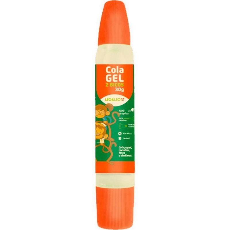 COLA GEL 30G 2 BICOS LEO E LEO - REF. 72610 - CAIXA COM 24 UNIDADES