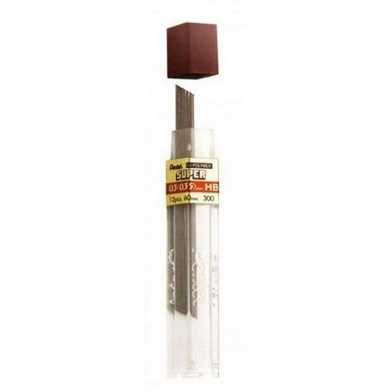 GRAFITE 0,3MM B PENTEL - REF. 300-B - CAIXA COM 12 UNIDADES